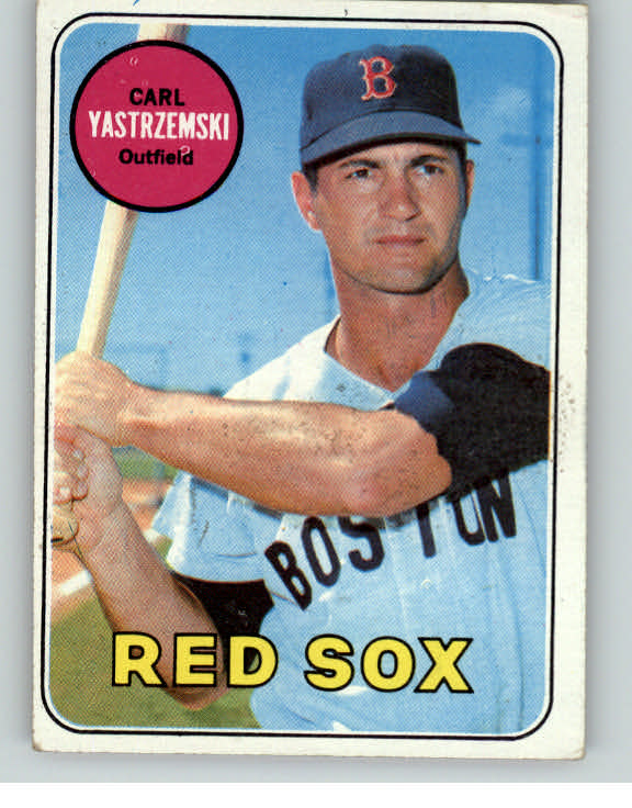 1969 Topps Baseball #130 Carl Yastrzemski Red Sox EX 404730