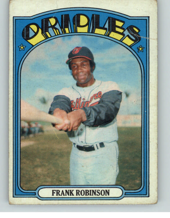 1972 Topps Baseball #100 Frank Robinson Orioles VG-EX 404743