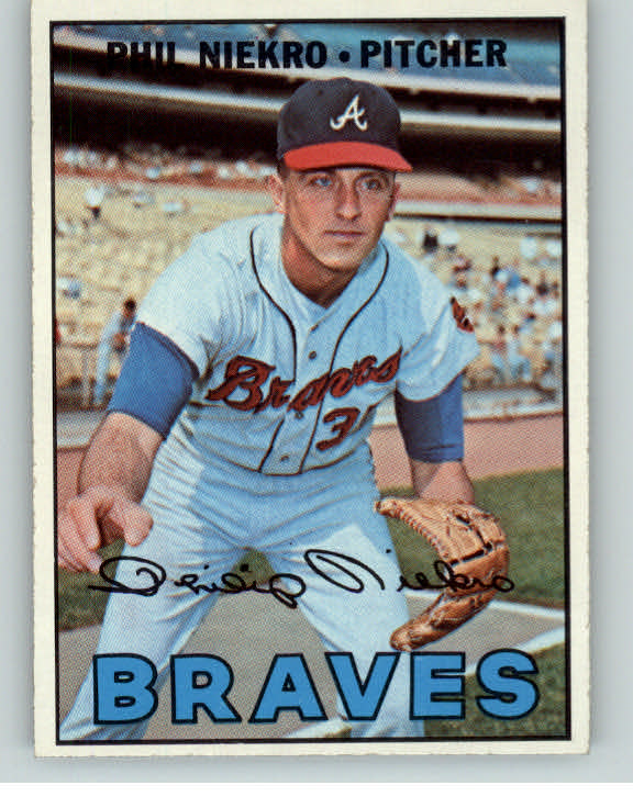 1967 Topps Baseball #456 Phil Niekro Braves NR-MT 404835