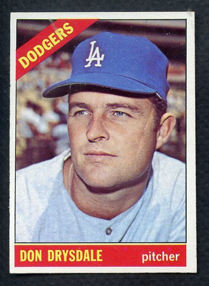 1966 Topps Baseball #430 Don Drysdale Dodgers EX-MT/NR-MT 404856