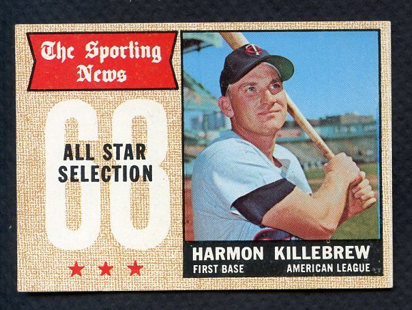 1968 Topps Baseball #361 Harmon Killebrew A.S. Twins NR-MT 404919