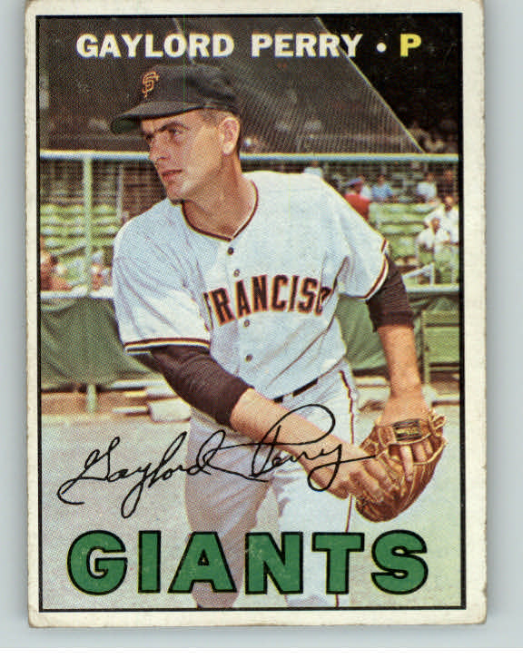 1967 Topps Baseball #320 Gaylord Perry Giants VG-EX 405178