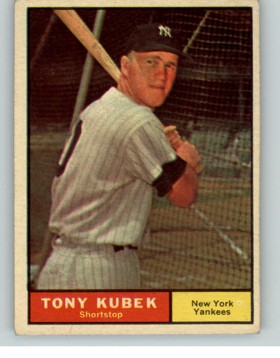 1961 Topps Baseball #265 Tony Kubek Yankees VG-EX 405217