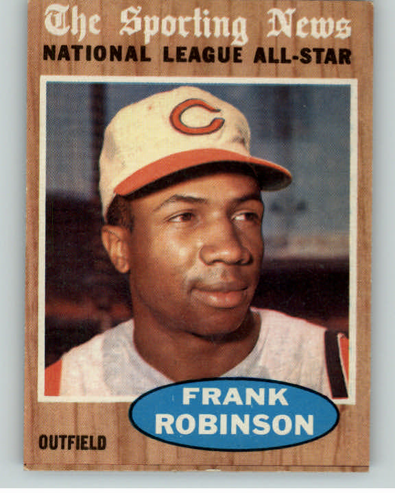 1962 Topps Baseball #396 Frank Robinson A.S. Reds EX-MT/NR-MT 405221