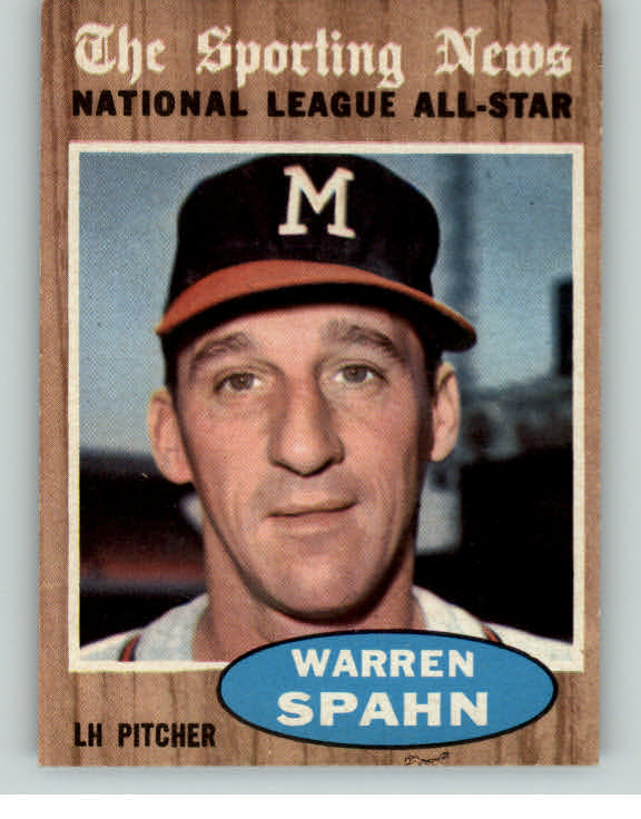 1962 Topps Baseball #399 Warren Spahn A.S. Braves NR-MT 405223