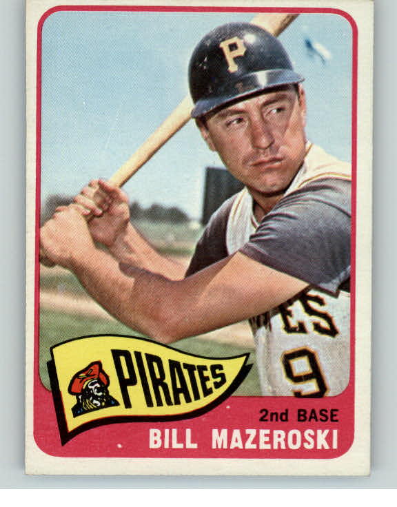 1965 Topps Baseball #095 Bill Mazeroski Pirates EX-MT/NR-MT 405236