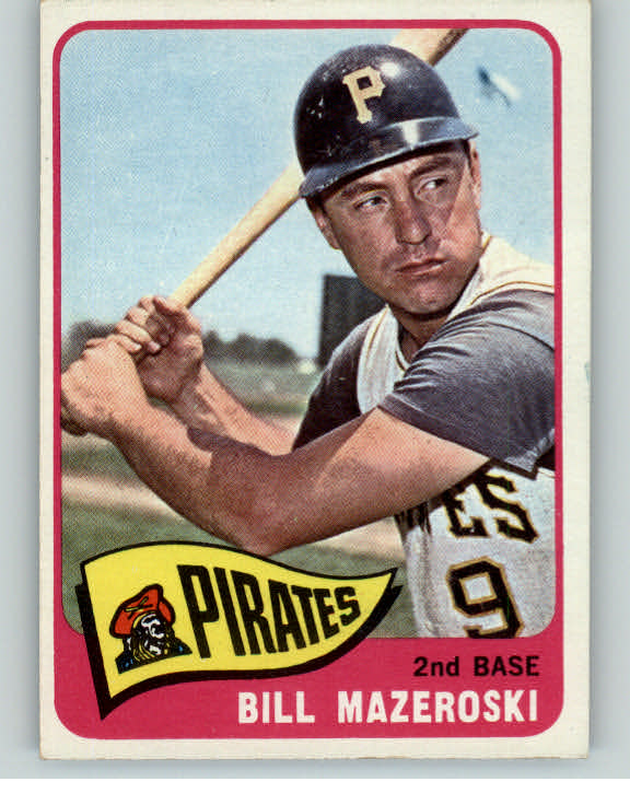 1965 Topps Baseball #095 Bill Mazeroski Pirates EX-MT/NR-MT 405237