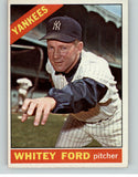 1966 Topps Baseball #160 Whitey Ford Yankees EX+/EX-MT 405253