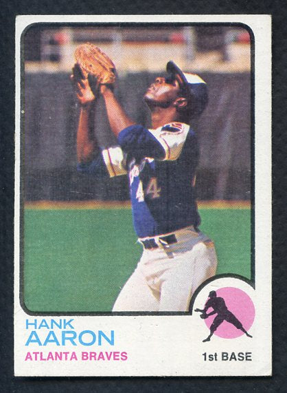1973 Topps Baseball #100 Hank Aaron Braves EX-MT 405284