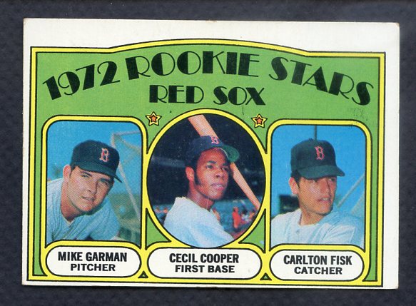 1972 Topps Baseball #079 Carlton Fisk Red Sox VG-EX 405378