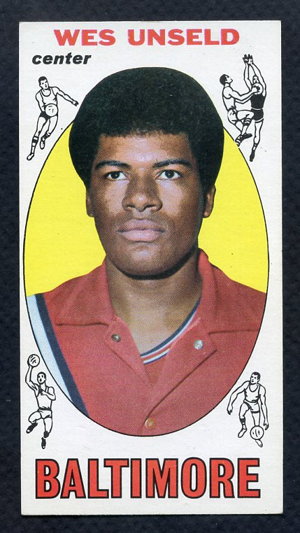 1969 Topps Basketball #056 Wes Unseld Bullets NR-MT 405422