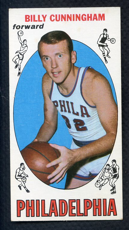 1969 Topps Basketball #040 Billy Cunningham 76ers EX-MT 405430