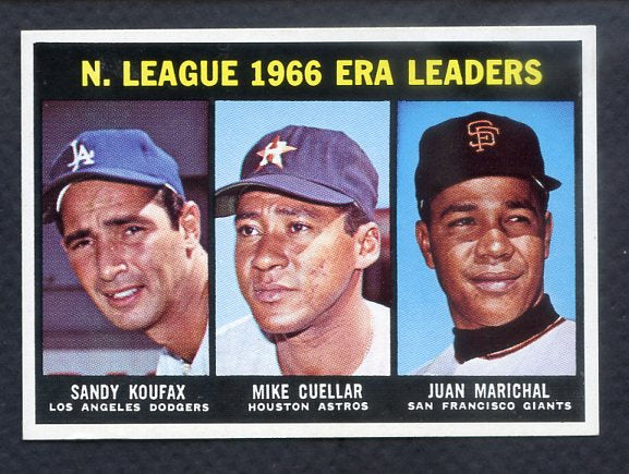 1967 Topps Baseball #234 N.L. ERA Leaders Sandy Koufax NR-MT 405730