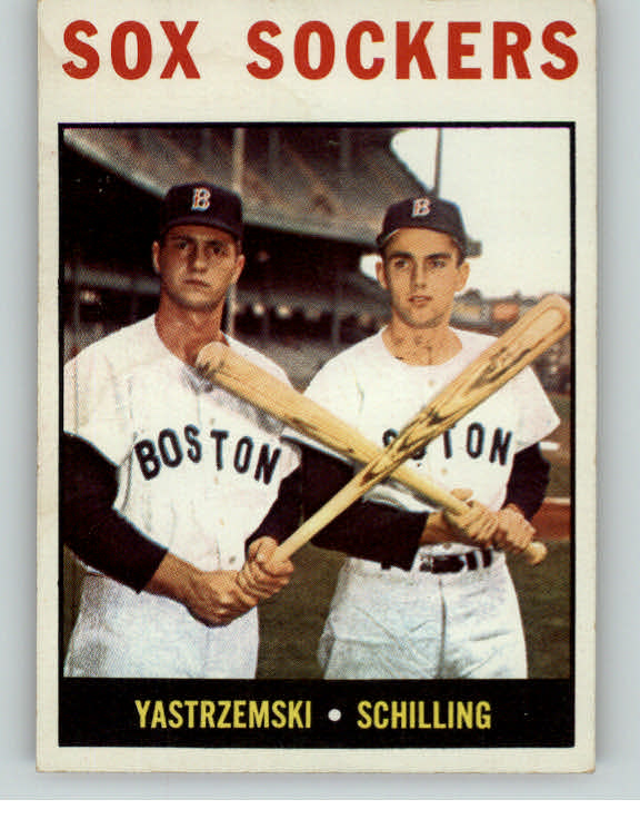 1964 Topps Baseball #182 Carl Yastrzemski Chuck Schilling EX-MT 405831