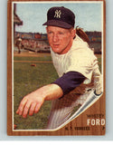 1962 Topps Baseball #310 Whitey Ford Yankees EX 405850