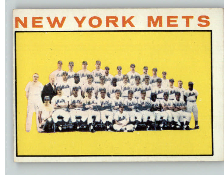 1964 Topps Baseball #027 New York Mets Team EX+/EX-MT 405862