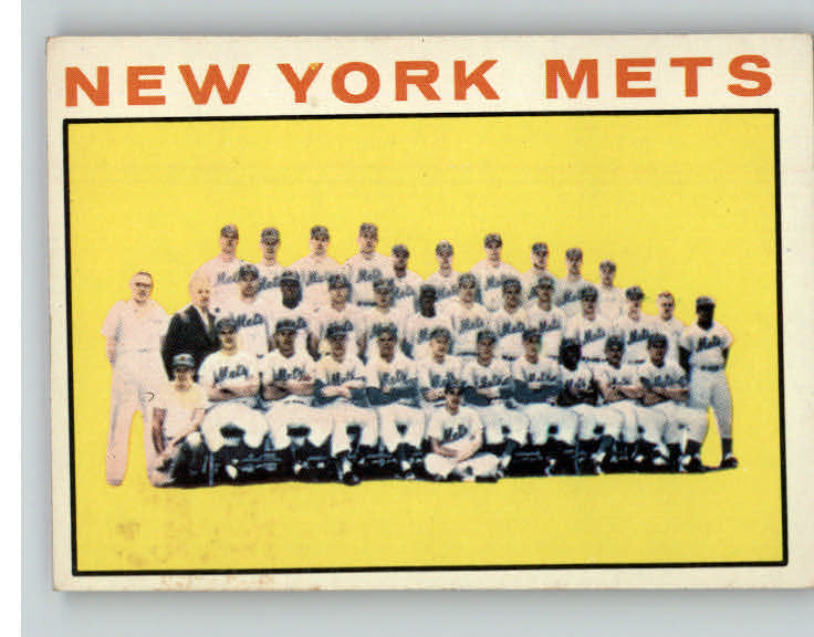 1964 Topps Baseball #027 New York Mets Team EX 405863