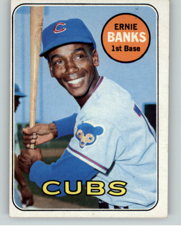 1969 Topps Baseball #020 Ernie Banks Cubs NR-MT oc 405869
