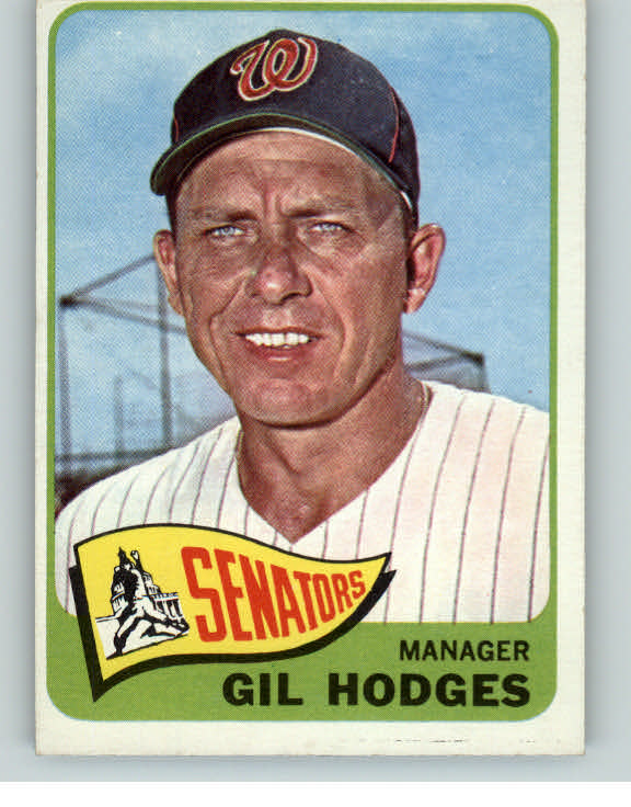 1965 Topps Baseball #099 Gil Hodges Senators EX-MT 405889