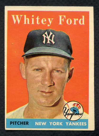 1958 Topps Baseball #320 Whitey Ford Yankees EX-MT 405939