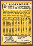 1968 Topps Baseball #330 Roger Maris Cardinals NR-MT 405988