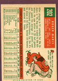 1959 Topps Baseball #202 Roger Maris A's EX-MT 406001