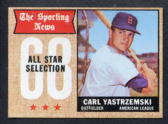 1968 Topps Baseball #369 Carl Yastrzemski A.S. Red Sox NR-MT 406020