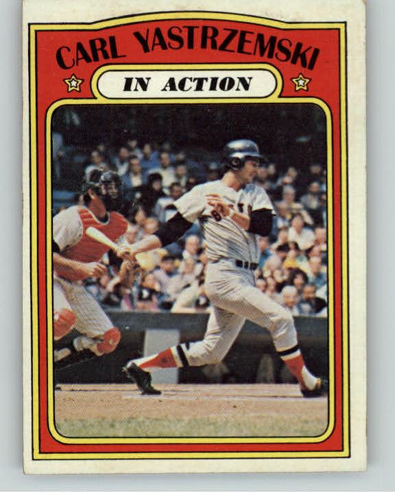 1972 Topps Baseball #038 Carl Yastrzemski IA Red Sox EX-MT 406128