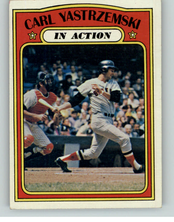 1972 Topps Baseball #038 Carl Yastrzemski IA Red Sox EX-MT 406130