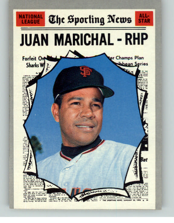 1970 Topps Baseball #466 Juan Marichal A.S. Giants EX 406170
