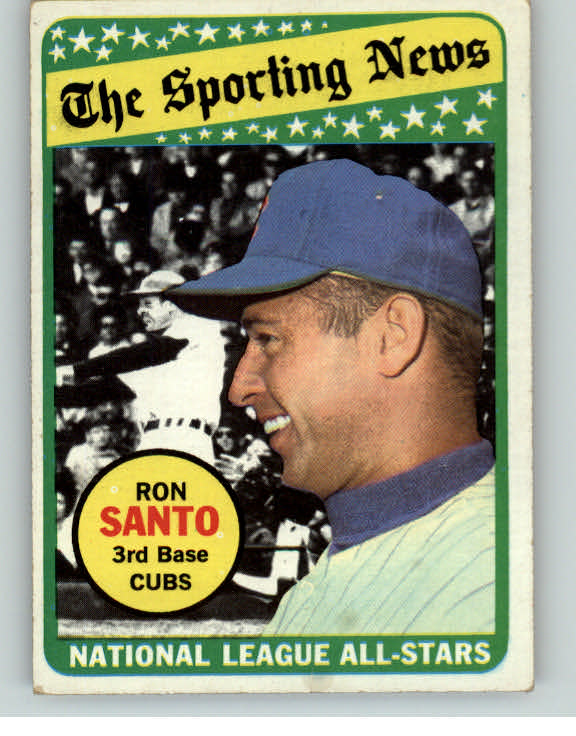 1969 Topps Baseball #420 Ron Santo A.S. Cubs EX 406233