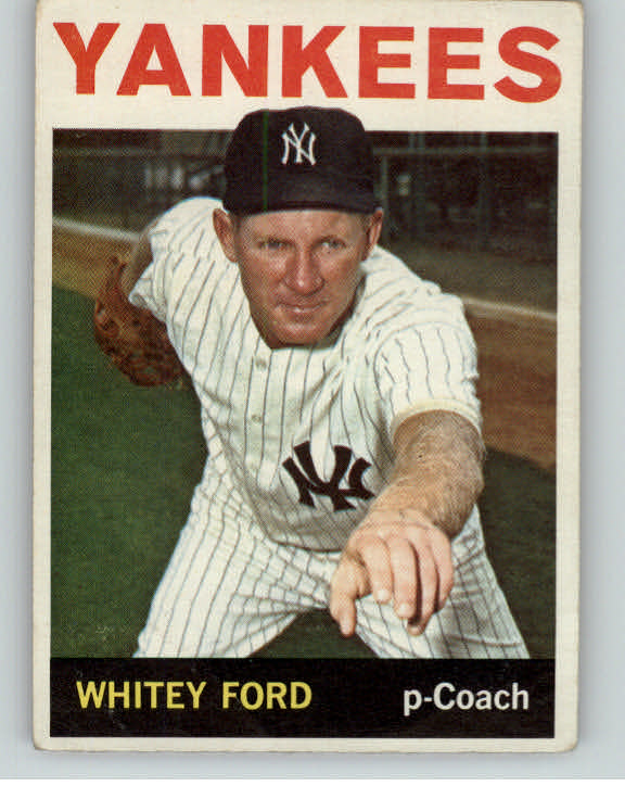 1964 Topps Baseball #380 Whitey Ford Yankees VG-EX 406283