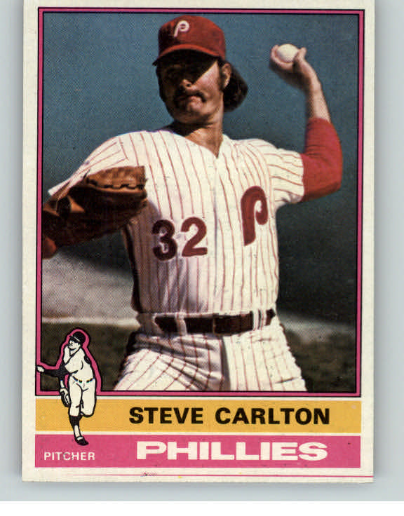 1976 Topps Baseball #355 Steve Carlton Phillies EX-MT 406289
