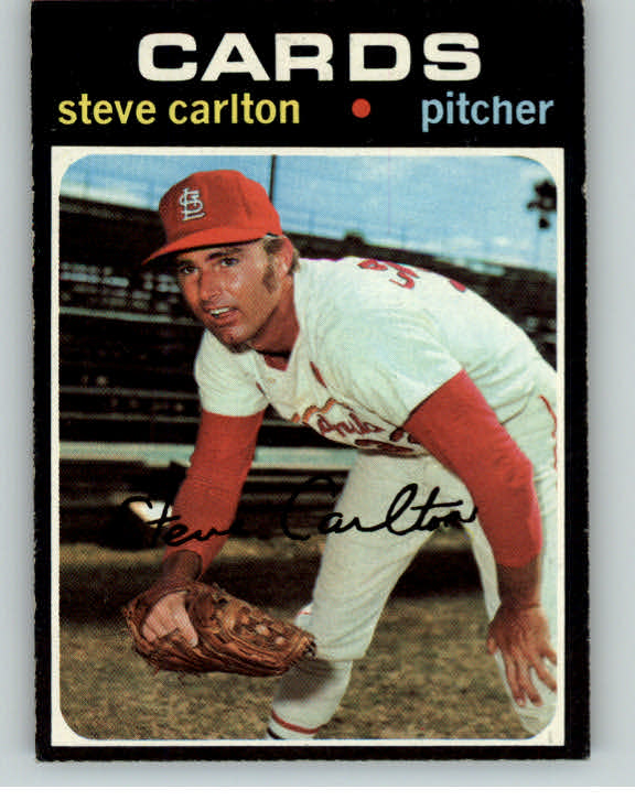 1971 Topps Baseball #055 Steve Carlton Cardinals EX-MT 406294