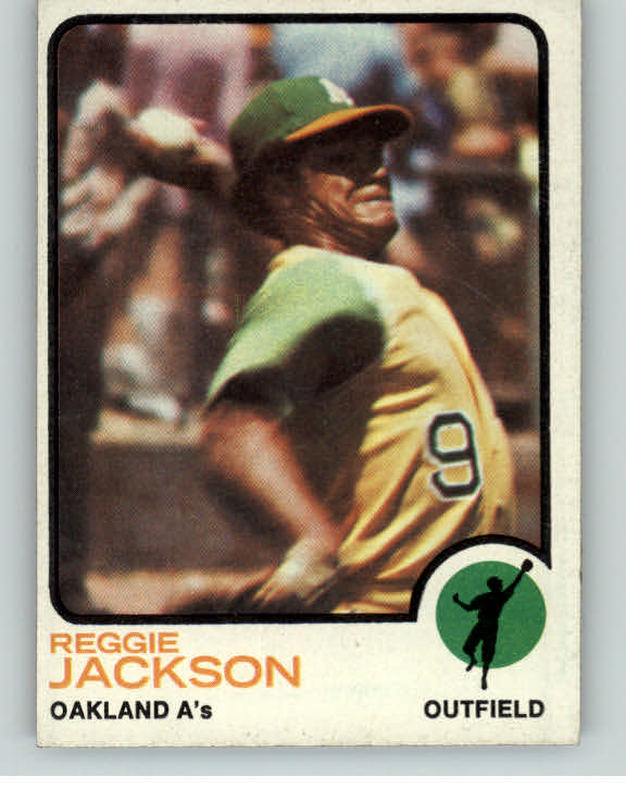 1973 Topps Baseball #255 Reggie Jackson A's EX-MT 406305