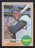 1968 Topps Baseball #290 Willie McCovey Giants NR-MT 406338