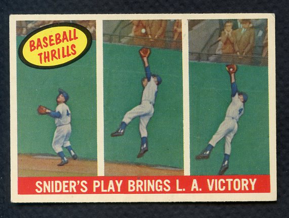 1959 Topps Baseball #468 Duke Snider IA Dodgers EX-MT 406378
