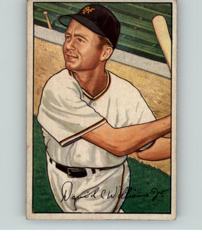 1952 Bowman Baseball #178 Davey Williams Giants EX 406626