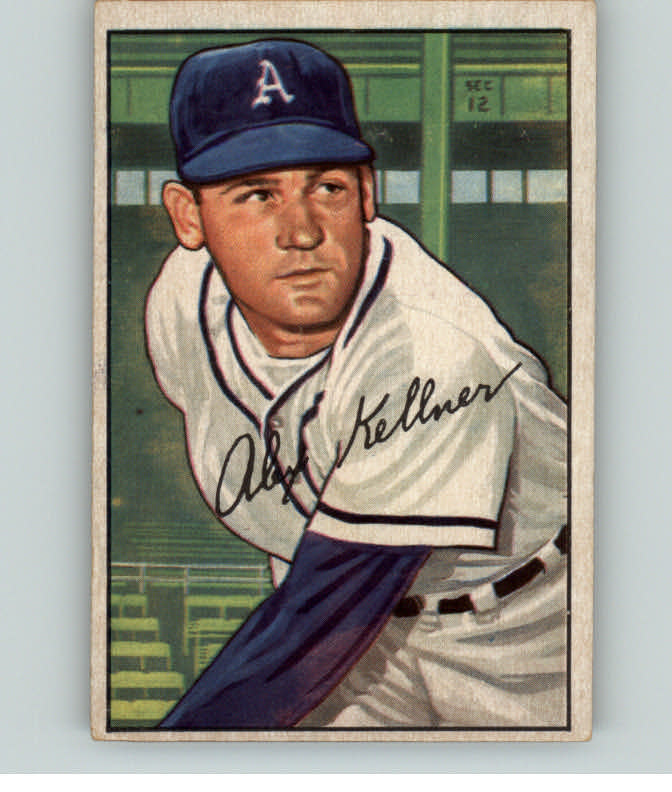 1952 Bowman Baseball #226 Alex Kellner A's EX-MT 406647