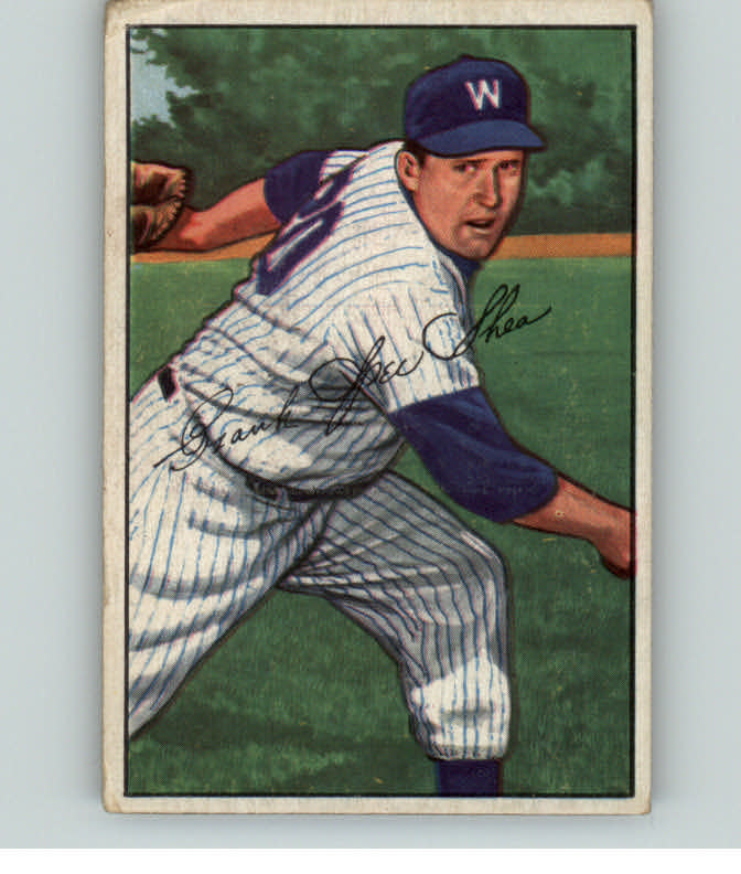 1952 Bowman Baseball #230 Frank Shea Senators EX 406650