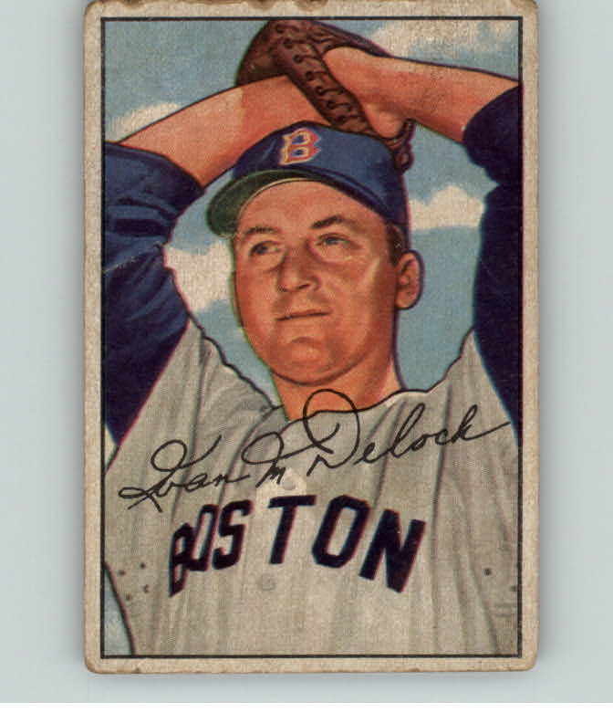 1952 Bowman Baseball #250 Ike Delock Red Sox GD-VG 406661