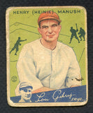 1934 Goudey #018 Heinie Manush Senators GD-VG 406679