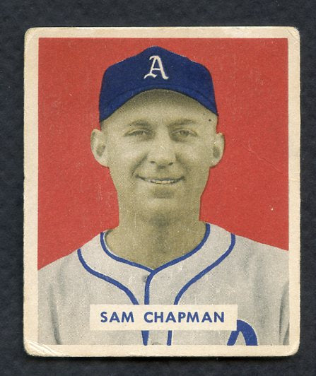 1949 Bowman Baseball #112 Sam Chapman A's VG-EX 406892