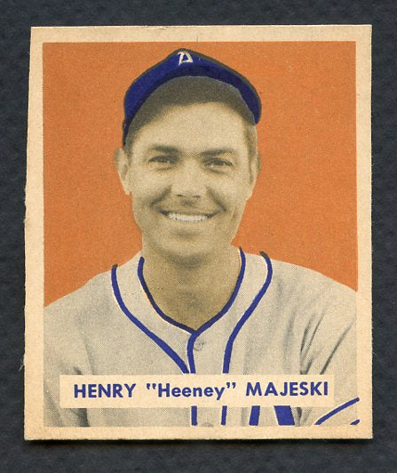 1949 Bowman Baseball #127 Hank Majeski A's EX-MT 406903