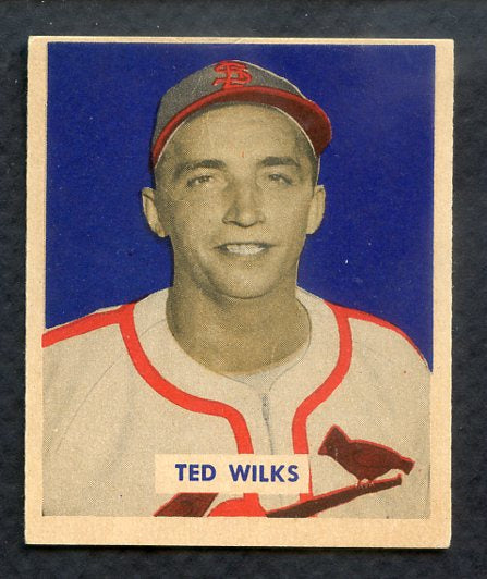 1949 Bowman Baseball #137 Ted Wilks Cardinals EX-MT 406913