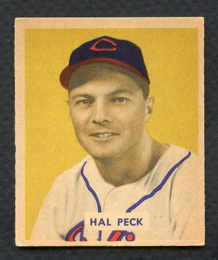 1949 Bowman Baseball #182 Hal Peck Indians EX-MT 406945