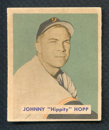 1949 Bowman Baseball #207 Johnny Hopp Pirates EX-MT 406968