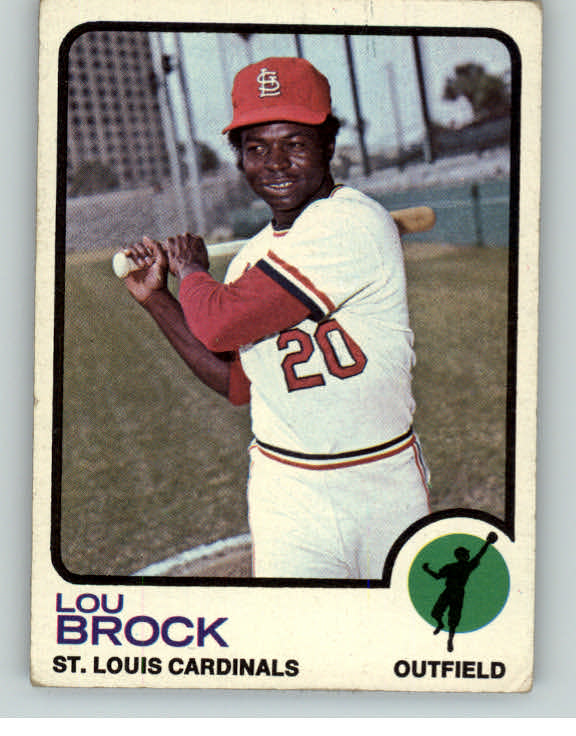 1973 Topps Baseball #320 Lou Brock Cardinals VG-EX 407124