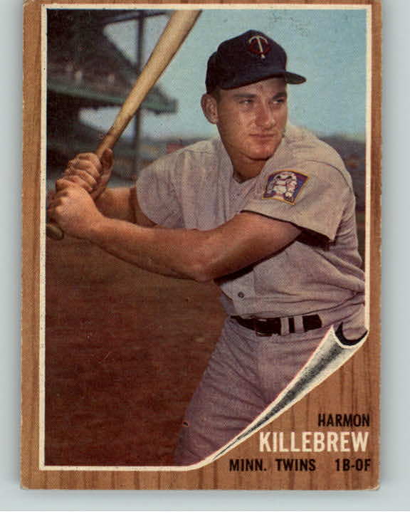 1962 Topps Baseball #070 Harmon Killebrew Twins EX 407130