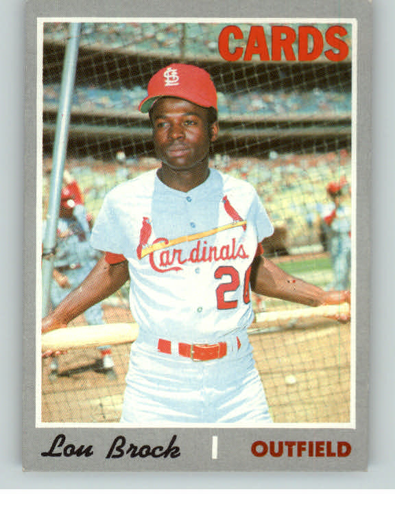 1970 Topps Baseball #330 Lou Brock Cardinals EX-MT 407170